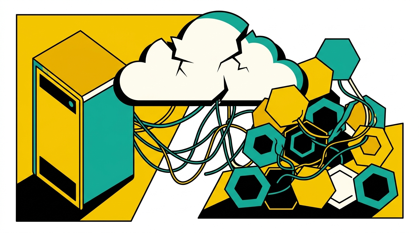 Your app doesn't need Kubernetes - single VM next to a collapsing cluster